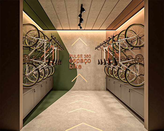 Edifício Pulse 360 Bicicletário Construtora Privilège